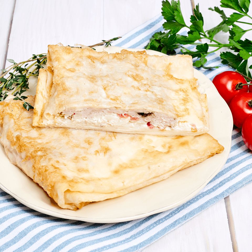 Лаваш с творожной массой