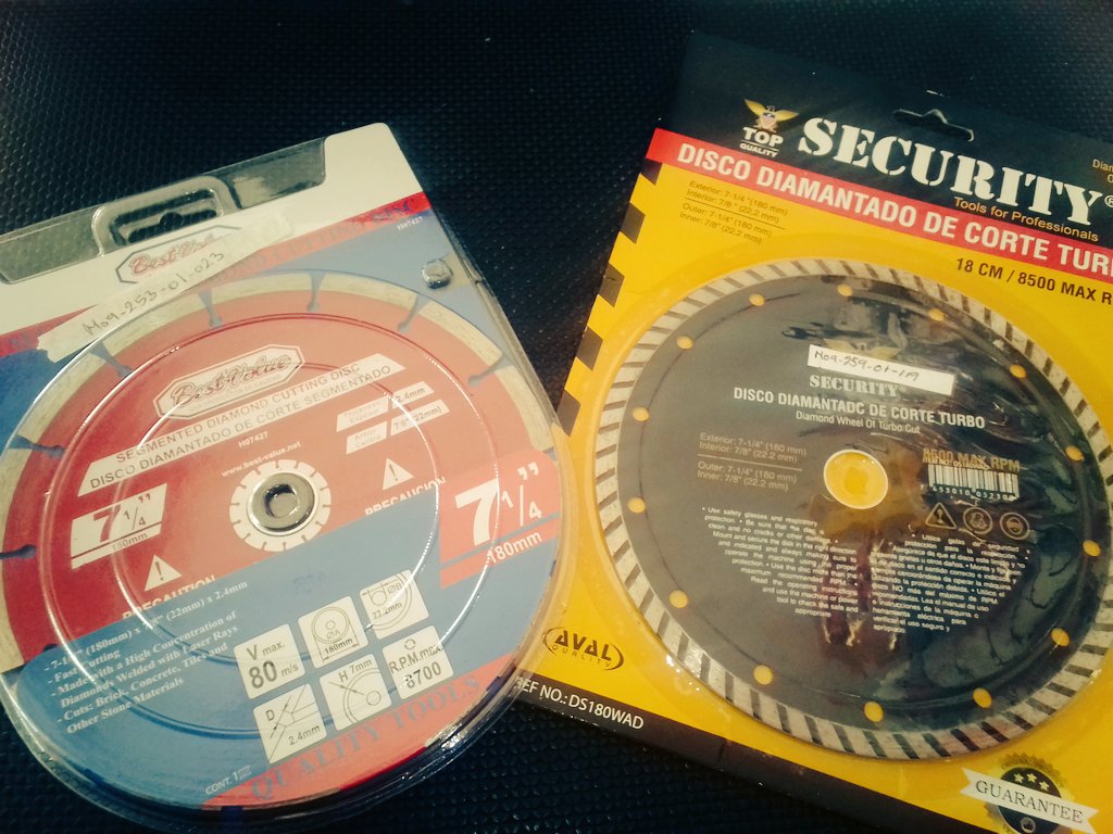 DIMATELF's tweet image. Disponible en cortes continuos y segmentados 7" y 4/12", excelentes precios,variedad en marcas y de gran rendimiento, visitanos laboramos en horario corrido de lunes a domingo!!