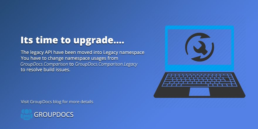 GroupDocs's tweet image. API architecture is redesigned from scratch in order to simplify documents passing options and classes to manipulate comparison.
Read more: bit.ly/2mi37YS
#DocumentComparison #ImageComparison #API