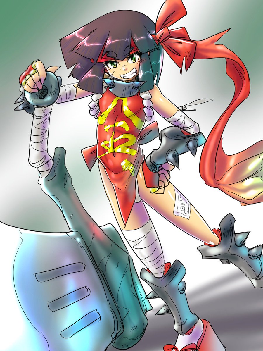 パワータイプショタ、金太郎くん。服は布一枚という潔さ。つおい。 