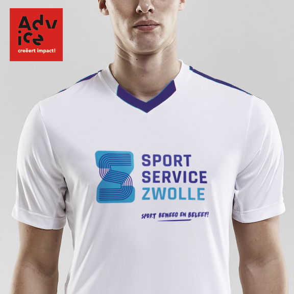 Trots! Daar rolt weer een ontwerp van de Advice-band, een nieuw logo voor Sport Service Zwolle. Jouw bedrijf ook toe aan een nieuw design? Ons team staat voor je klaar! #advice #creeertimpact #allround #communicatiebureau #logo #design #socialmedia #webhosting