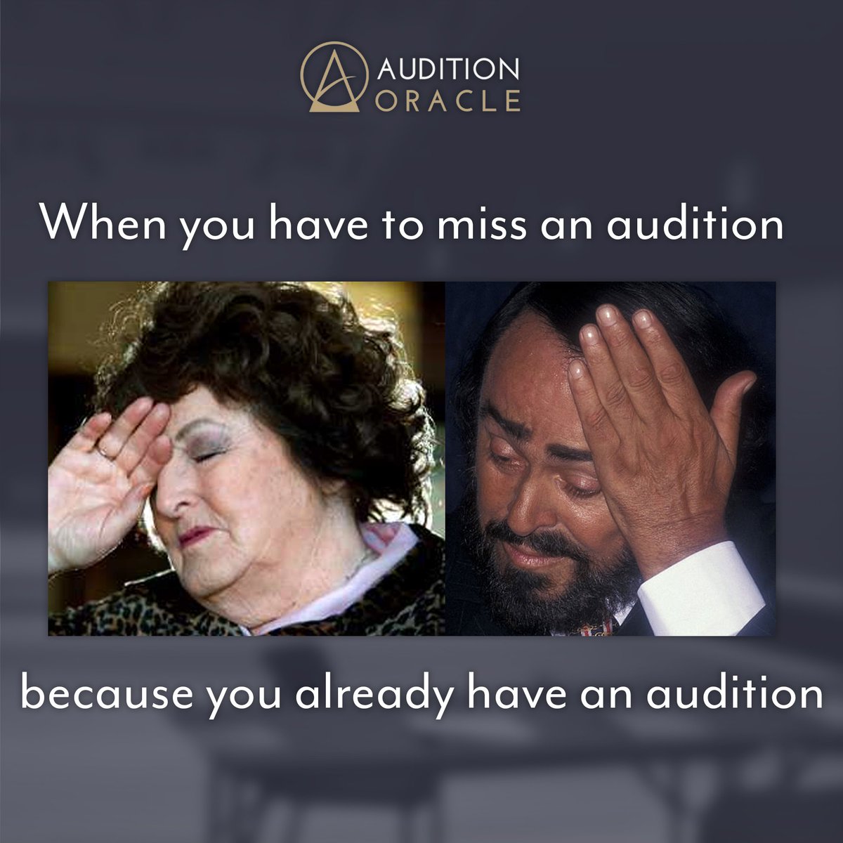 auditionoracle's tweet image. #operaproblems #loveopera #operaauditions #operasingerlife #classicalmusic #classicalmusicmemes #operasingerlifestyle #operamemes
