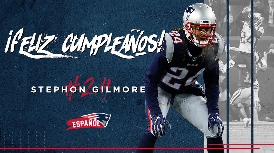 ¡Feliz cumple <a href="/BumpNrunGilm0re/">The Gilly Lock</a>! 🎂🎉🎊

#PatriotsEspañol #GoPats