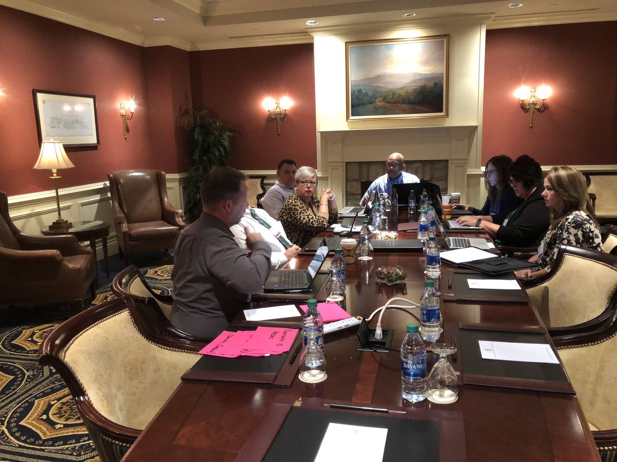 Kim Rygas and Todd Lewis from MCPS are participants in the VT Recently Appointed Administrators Academy.