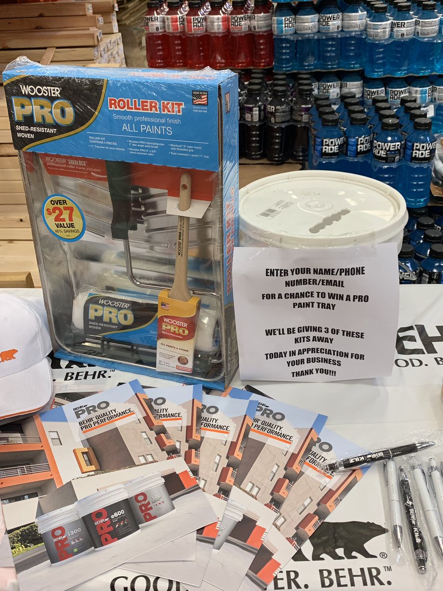 Come and see Ivan our Behr Rep so you can learn about our Pro Xtra Rewards Program. <a href="/hovester577/">Bruce Hovey</a> <a href="/KooimanKristi/">Kristi Kooiman</a> @BobPold <a href="/NathanMcAleese/">Nathan McAleese</a>