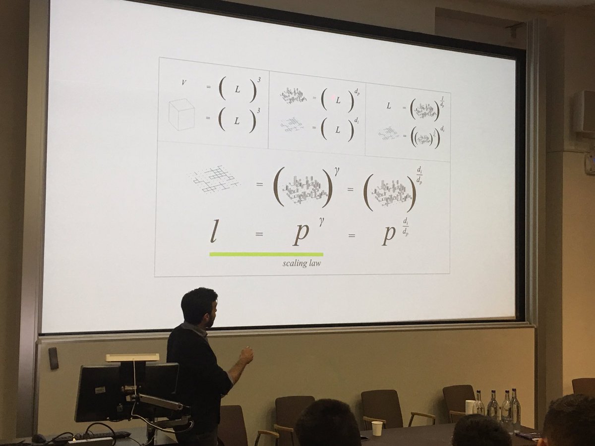 Elsa Arcaute (@elsaarcaute) on Twitter photo <a href="/_carlosmolinero/">Carlos Molinero</a> explaining scaling laws through the fractal dimension of the infrastructure and the population . See paper in arxiv arxiv.org/abs/1908.07470 <a href="/_carlosmolinero/">Carlos Molinero</a> explaining scaling laws through the fractal dimension of the infrastructure and the population . See paper in arxiv arxiv.org/abs/1908.07470