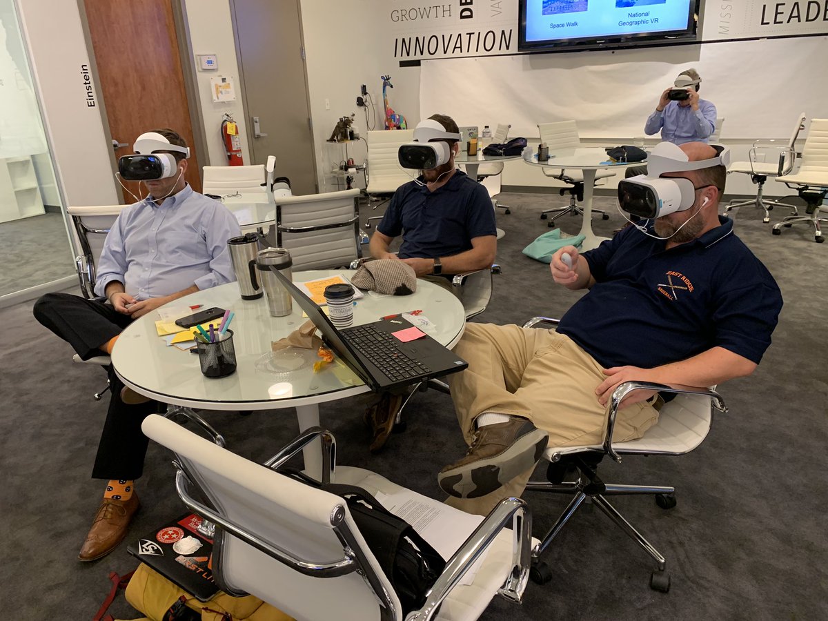 oliviagbagby's tweet photo. “If an experience isn’t shared, did it even happen?” -Brain Solis 💃 The PBL Ready Cohort of @HCSfutureready teachers is off to a great start! @hamcoschools https://t.co/OMegz6pk0P