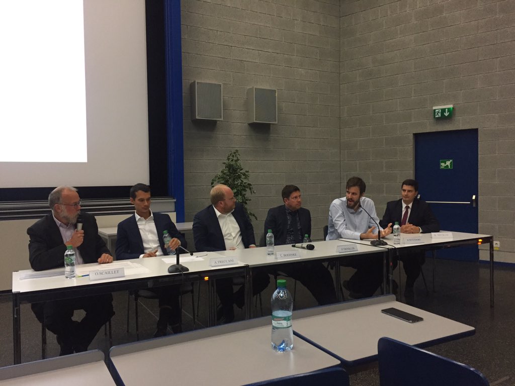 chain_security's tweet photo. Discussion on the increased incentives of attacking the underlying #blockchain that holds large amounts of #stablecoins.
#SwissSecure https://t.co/QsOF1QisDn