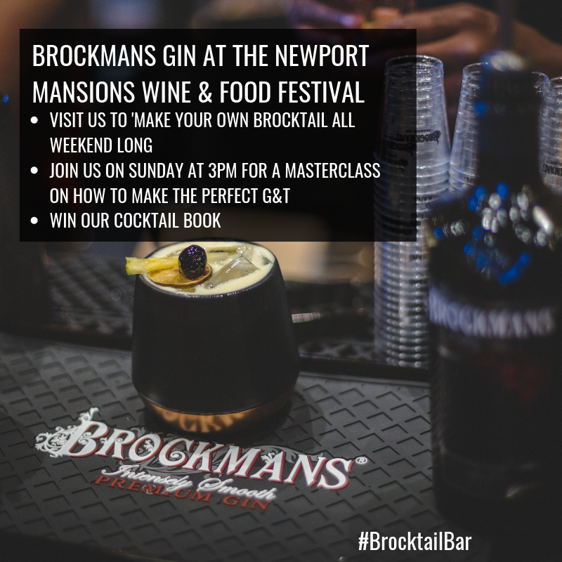 BrockmansGin's tweet photo. If you're in Newport, join us for the #NMWFF from today until Sunday. From cocktails to masterclasses to giveaways, you could easily spend the entire festival with us. Even better would be pairing the delicious food with our cocktails... #BrocktailBar https://t.co/8JXOReGQG6
