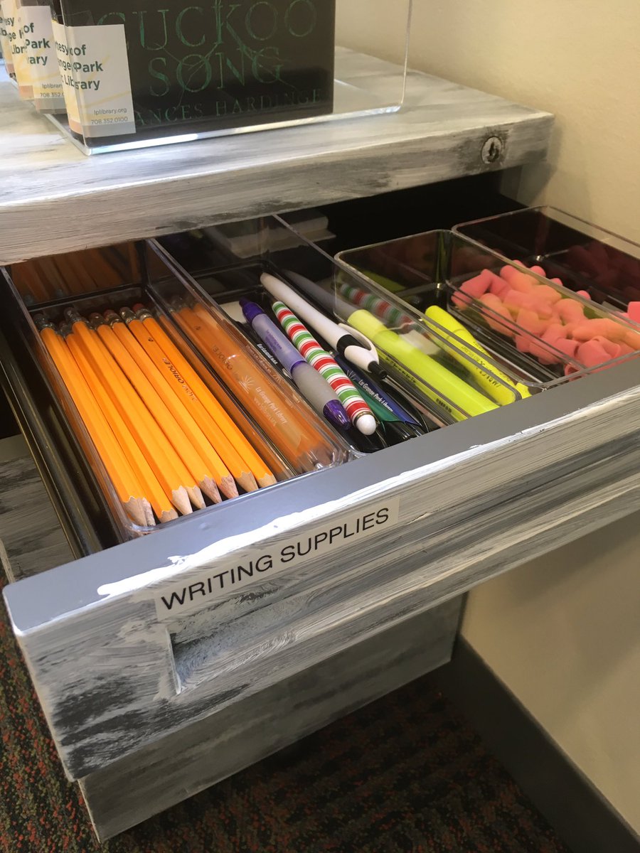 scorebookpencil's tweet image. My coworker made this Comfort Cabinet for teens in the library- everything is free- personal care, snacks, discarded books, etc. She is a FORCE and I’m proud of her