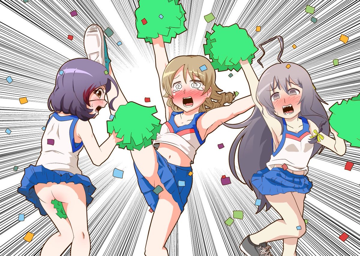 桃桃白（とうとうはい） on X: チア・インディヴィジュアル・ガールズ！ #アイマスノーパンチアリーディング部  t.co0fnFSewiFD  X