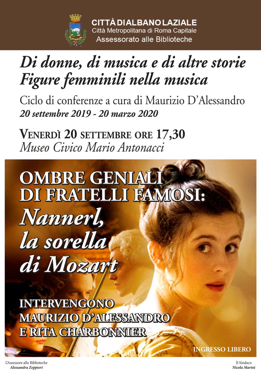 MuseiAlbano's tweet photo. Vi aspettiamo domani 20 settembre per il primo incontro presso il nostro Museo civico! Puntuali alle ore 17:30!
#museoalbano #albanolaziale https://t.co/eVYrjHeQVA