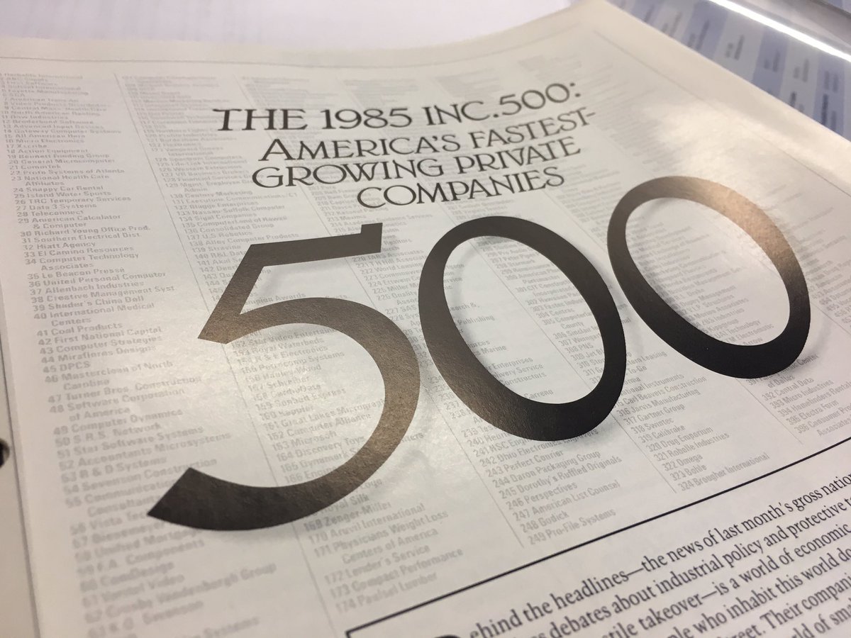 ronrivett's tweet image. The team at @myplacehq is digging through the archives again. Sent me this. 

In 1985 we had 296 motels open in 38 states. Inc. reported we had grown revenues by 2,249%. Won’t be long now for @myplacehotels.