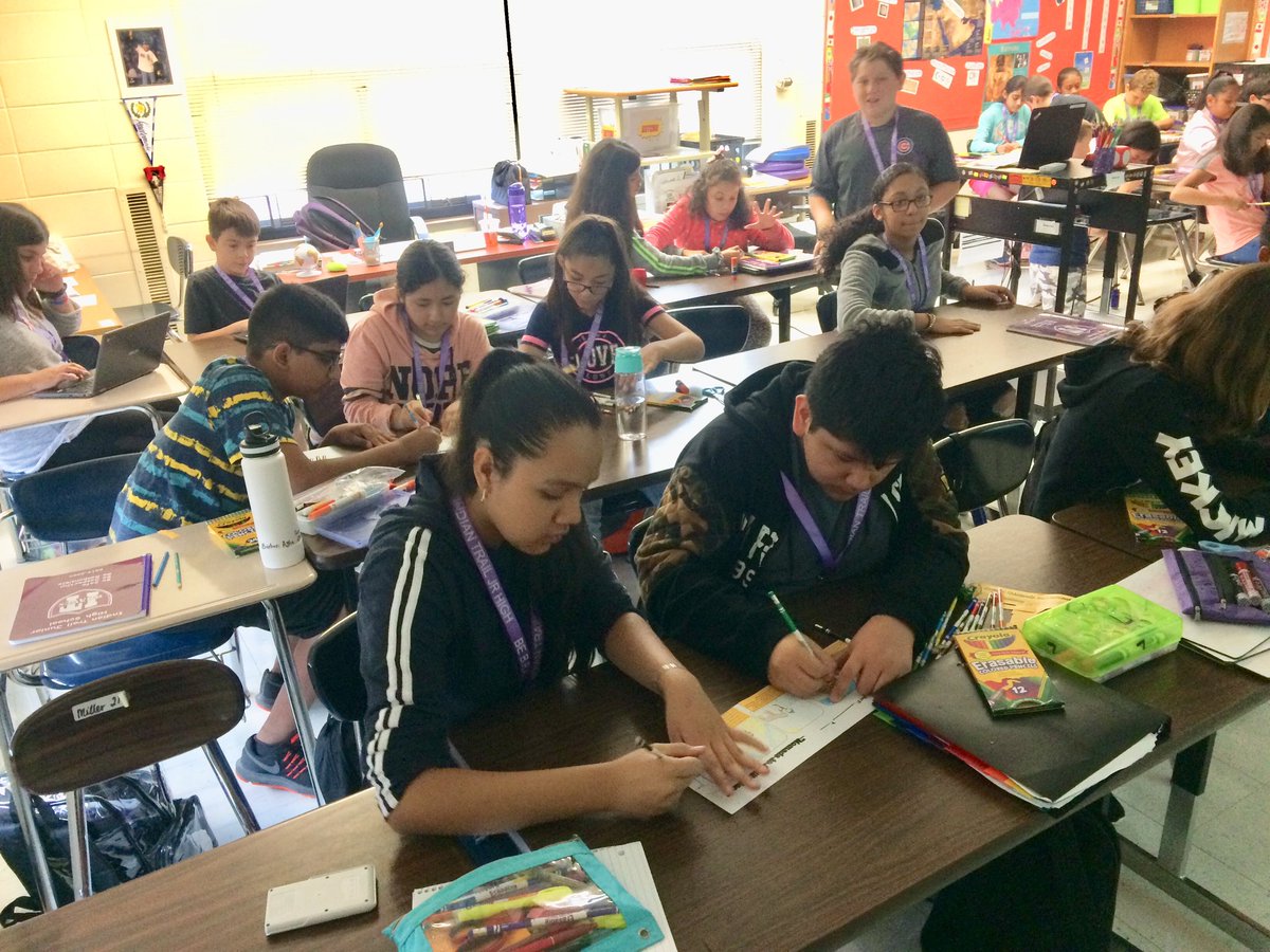 ITTeam6Two's tweet photo. From nomads to civilization comic strips. We are strengthening our understanding of our quarter 1 essential question “What makes a civilization?” https://t.co/x5vMTe6gt9