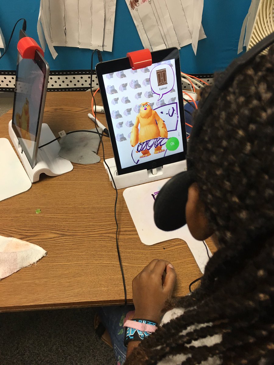 karme42's tweet photo. Learning with Moe.   OSMO ROCKS #OSMO #JCSTechLeads https://t.co/wb46qIZCPz