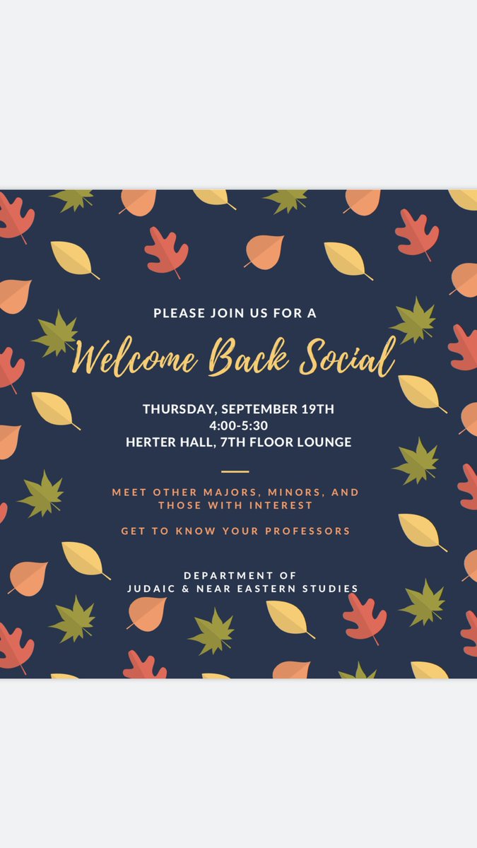 UMass Judaic & Near Eastern Studies tweet media