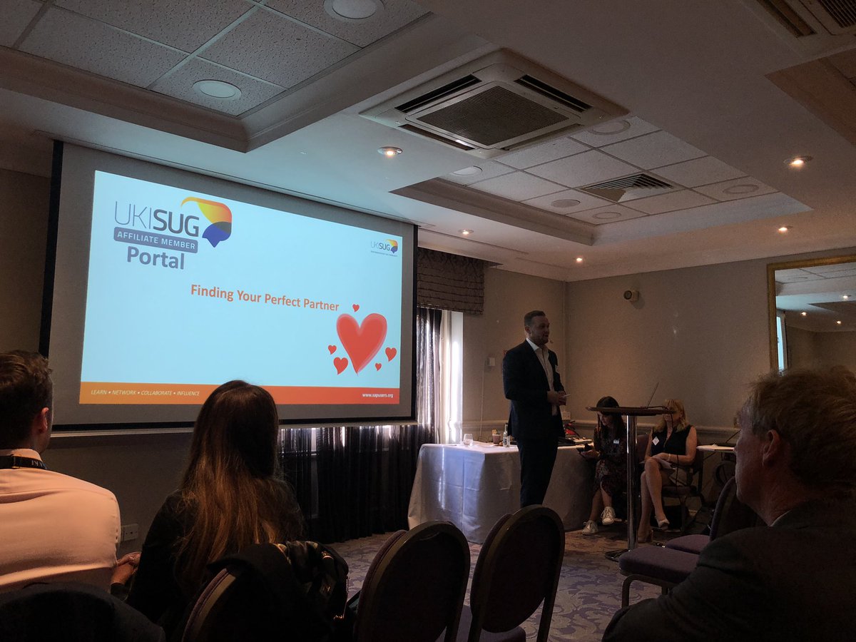 UKISUG_Craig's tweet image. @UKISUG_Matt showcasing the @SAPUserGroup Affiliate Partner Portal at the @SAPUKIreland Partner Back to School event #sapusergroup #partner #sap