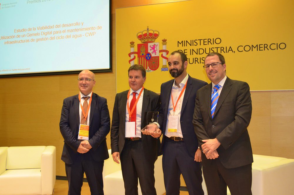 Xavier Amores (@xamores) on Twitter photo Gracias por el premio al mejor proyecto innovador de cooperación intercluster en el congreso <a href="/ClustersES/">Clusters.es</a> @mincoturgob <a href="/CatalanWaterP/">CATWaterPartnership</a> <a href="/ClusterGaia/">Cluster Gaia</a> y @InfoZinnae <a href="/dgipyme/">DGIPYME</a> para el impulso del Gemelo Digital en infraestructuras de agua entre clústers de Euskadi, Aragón y Catalunya Gracias por el premio al mejor proyecto innovador de cooperación intercluster en el congreso <a href="/ClustersES/">Clusters.es</a> @mincoturgob <a href="/CatalanWaterP/">CATWaterPartnership</a> <a href="/ClusterGaia/">Cluster Gaia</a> y @InfoZinnae <a href="/dgipyme/">DGIPYME</a> para el impulso del Gemelo Digital en infraestructuras de agua entre clústers de Euskadi, Aragón y Catalunya