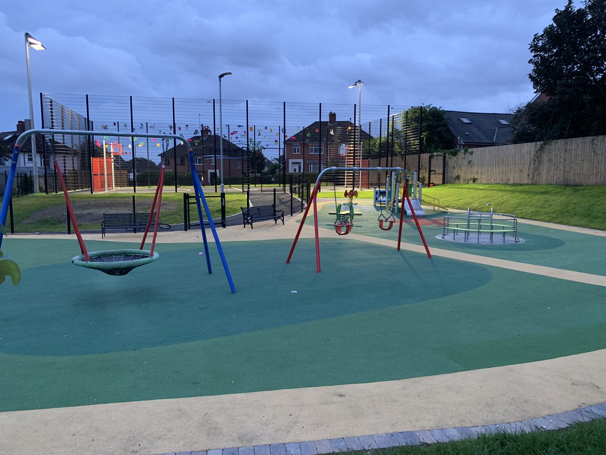 Navarra Place play park officially opened today replacing an interface barrier; the first ‘peacewall’ in Belfast  to be completely removed following great work by residents on both sides. A wonderful achievement. #sharedcity