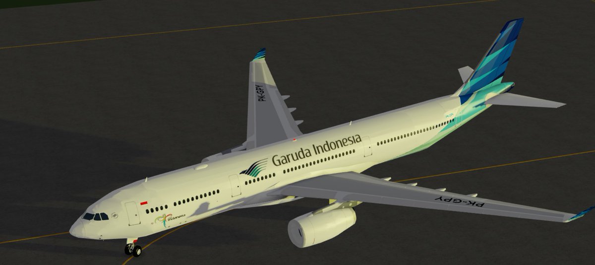 Garuda Indonesia Roblox On Twitter Our Brand New A330 Pk Gpy