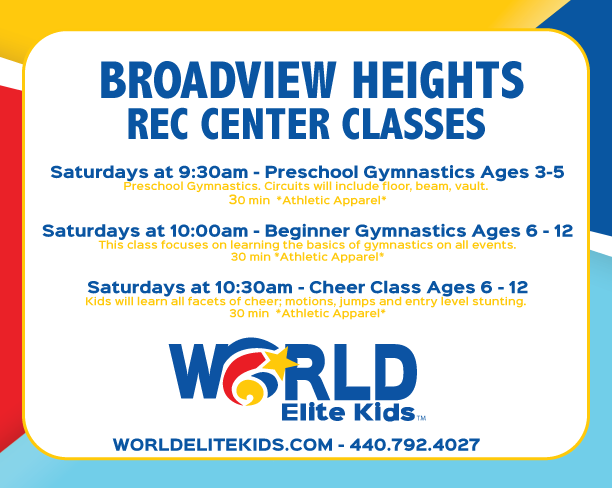 worldelitekids's tweet photo. The Fall session of classes at the Broadview Heights Rec Center begin this Saturday! Get your little ones enrolled while you still can. https://t.co/tTbEFLRWUX

Need more info?
💌 info@worldelitewe.com
📞 440.792.4027 https://t.co/K5iffHjAui