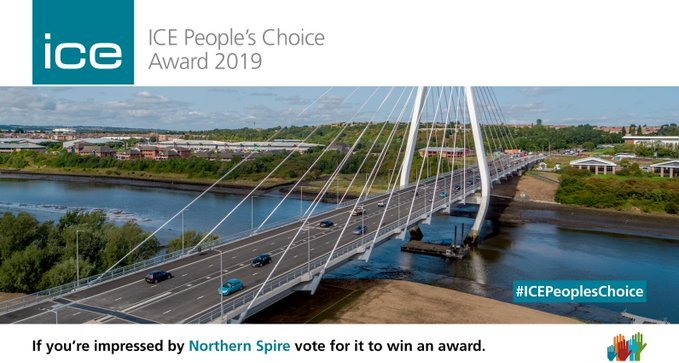 Northern Spire in the North East has been nominated for the #ICEpeopleschoice Award 2019. 

If this project is your favourite, then please vote for it at bit.ly/2lZJapS