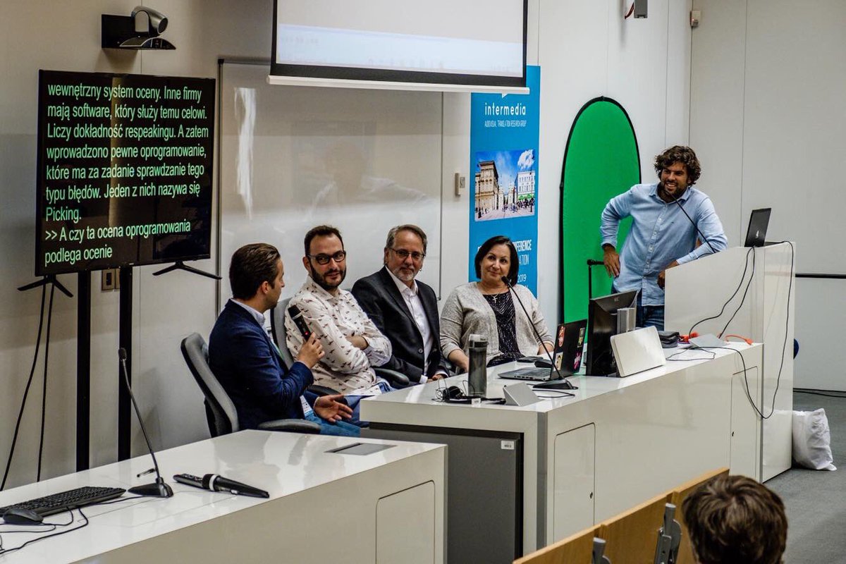 ASzarkowska's tweet image. #ILSAproject multiplier event How to train live subtitlers at #Intermedia2019Warsaw