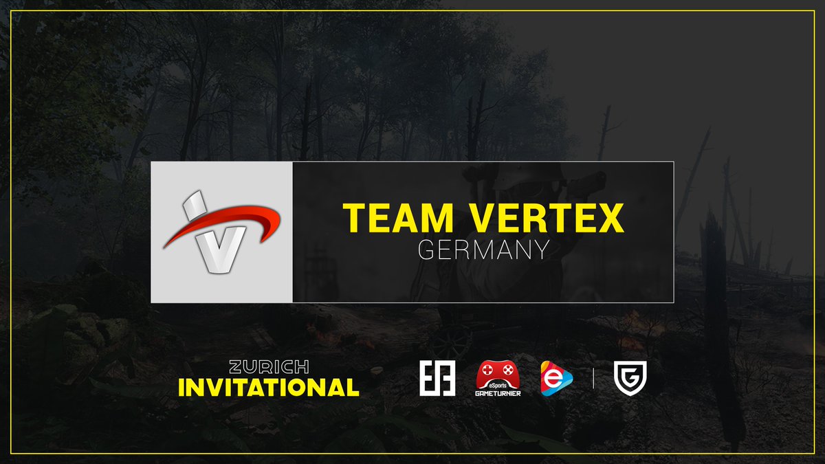 GameTurnier's tweet photo. 🔥The first invite for the Zurich Invitational has been sent!

🎮Please welcome @VrtexDE!

The remaining teams will be announced soon

▶Sign-up now : https://t.co/tulzoYpQIT

#ZurichInvitational #G4GCH #Battlefield https://t.co/aHkjG5Edsi