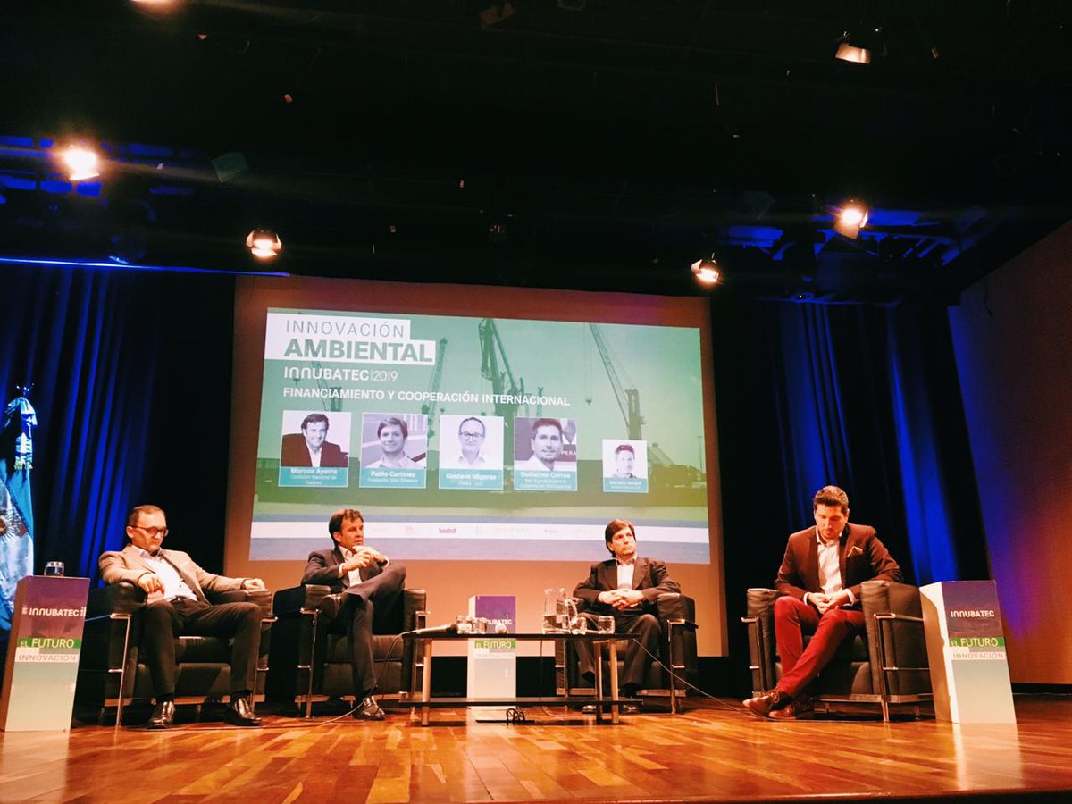 InnUBATEC's tweet photo. Junto a @MiBeldyk iniciamos el último panel de #INNUBATEC 2019 #InnovacionAmbiental sobre Financimiento y Cooperacion Internacional @CNVArgentina @CamaraAceites @raciargentina @Vida_Silvestre
#INNUBATEC2019 #InnovacionAmbiental 
Seguinos vía streaming en https://t.co/ILBTbnsvRk https://t.co/vb2WZS361a