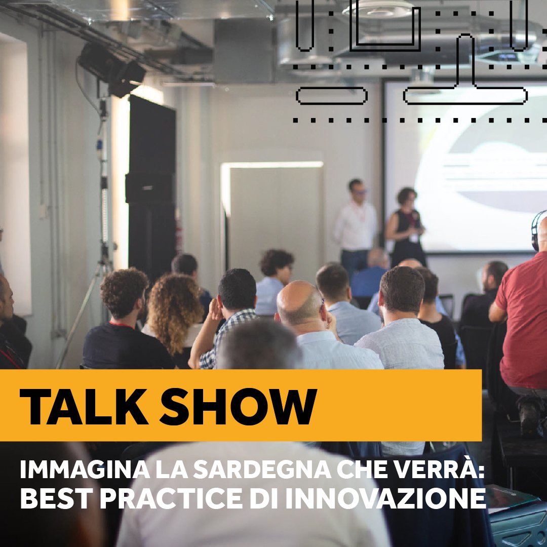 Progetti. Visioni. Prospettive. Si muove su questi tre assi di confronto il talk show “Immagina la Sardegna che verrà: best practice di innovazione” in programma giovedì 3 ottobre, alle ore 11.10, nella SALA 1 di #Sinnova19.

👉 SCOPRI DI PIÙ: buff.ly/2QjbUIU