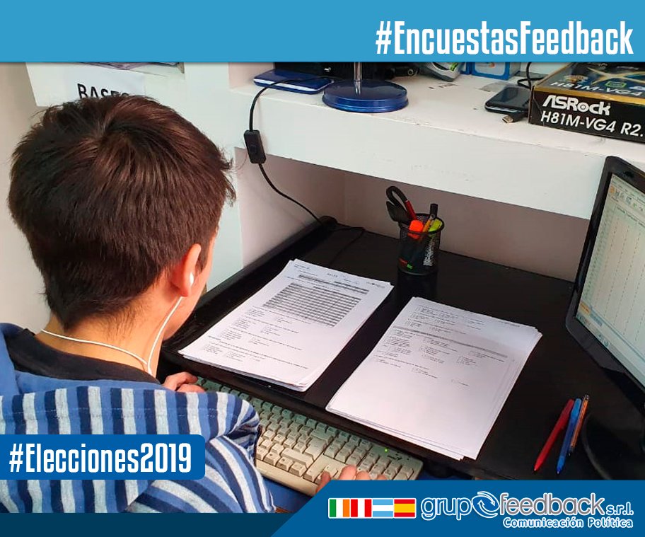 GrupoFeedback's tweet image. Mientras en Salta se desarrollan las encuestas, en la sede central de Córdoba estamos cargando los primeros datos 😎

#DataEnter #Encuestas #Elecciones2019