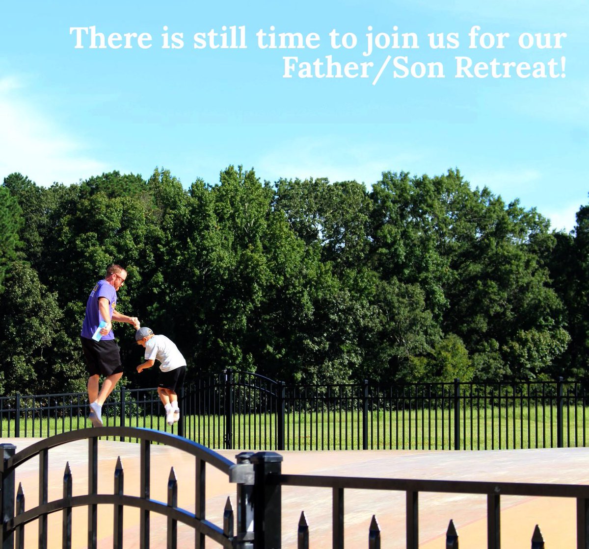 This special retreat for fathers and sons in grades 1-6 is a little over a week away (Sept. 27-29), but there is still time to sign up! campwillowsprings.org/father-son