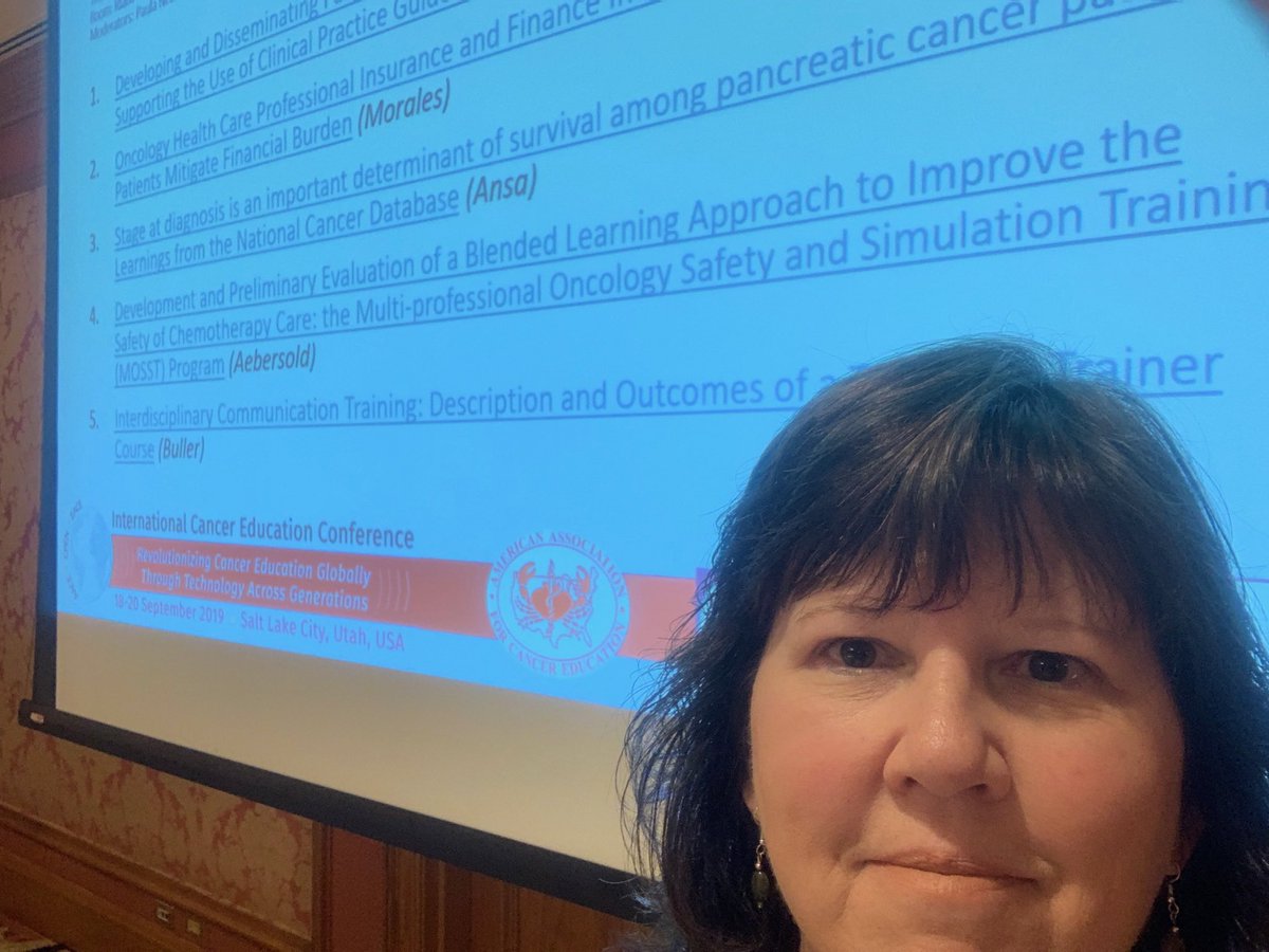 DocSim1's tweet photo. Presenting at #ICEC2019 on our Cancer Safety Simulation Training Program #MOSST #UMichNursing https://t.co/4sOaXj0ZNk