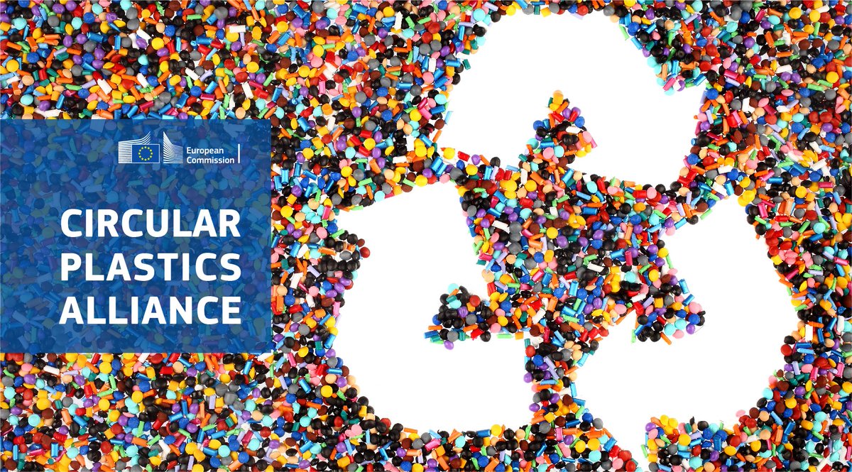 EU_Growth's tweet photo. The Circular Plastics Alliance meets today to present its declaration📖 for more #recycledplastics♻️ in Europe - 10 million tonnes by 2025!

The event is being webstreamed.💻 Follow the discussions here: https://t.co/yr7SMiaYEE

#CircularEconomy #PlasticsStrategy https://t.co/Mw3WRl06R9