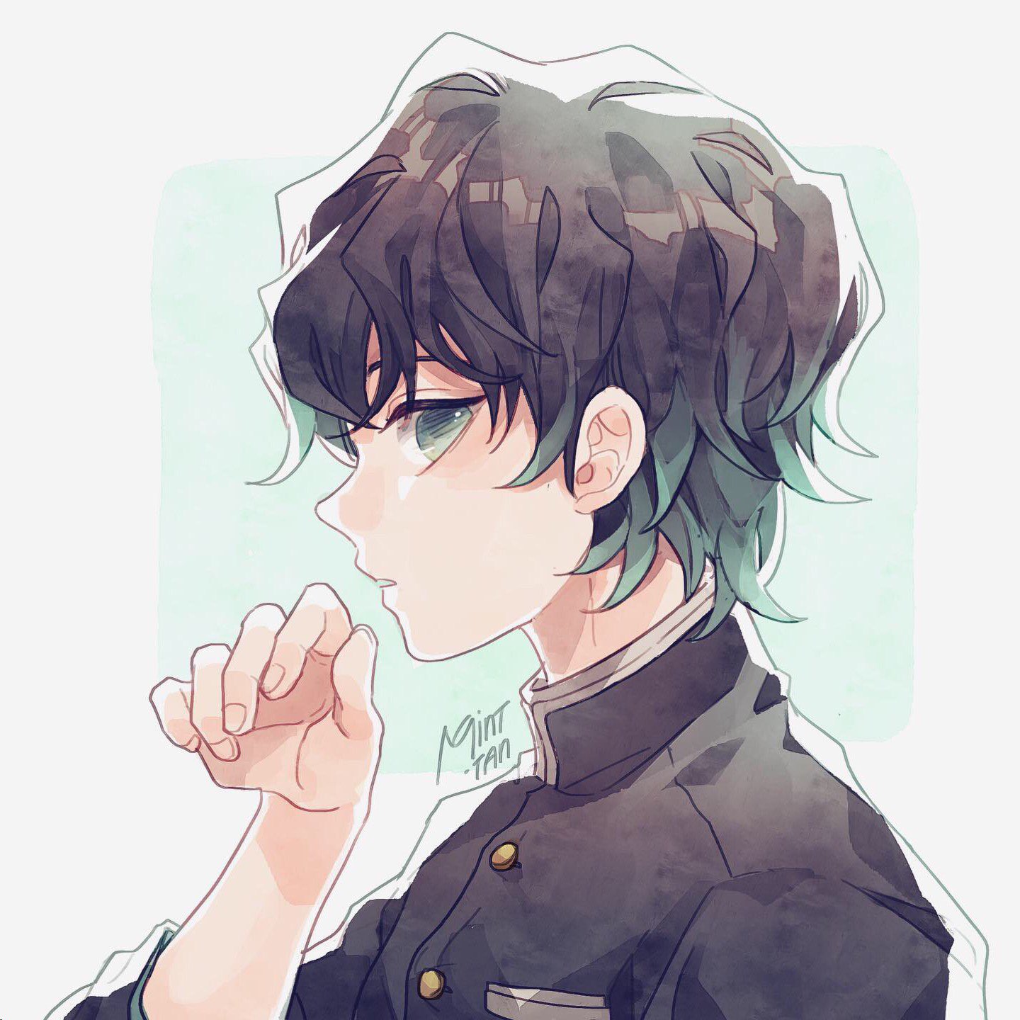 Mint Tan Short Haired Tokitou Kimetsunoyaiba Tokitoumuichirou 鬼滅の刃 時透無一郎 イラスト Mint Tan Short Haired Tokitou Kimetsunoyaiba Tokitoumuichirou 鬼滅の刃 時透無一郎 イラスト