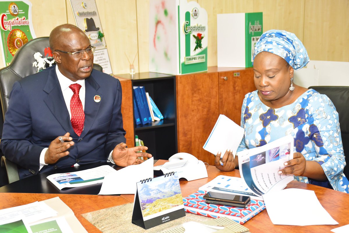 FMPRng's tweet photo. In recognition of the value that the Permanent Secretary of the Ministry of Petroleum Resources, Dr. Folasade Yemi-Esan has brought to bear on the Ministry's activities, we're excited at her appointment by President @MBuhari as the Ag. Head of the Civil Service of the Federation. https://t.co/ZCgvjDz0QG
