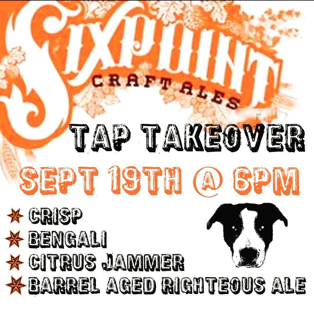 Tonite <a href="/KnuckleheadsTap/">Knuckleheads Taproom</a> <a href="/sixpoint/">Sixpoint</a>
