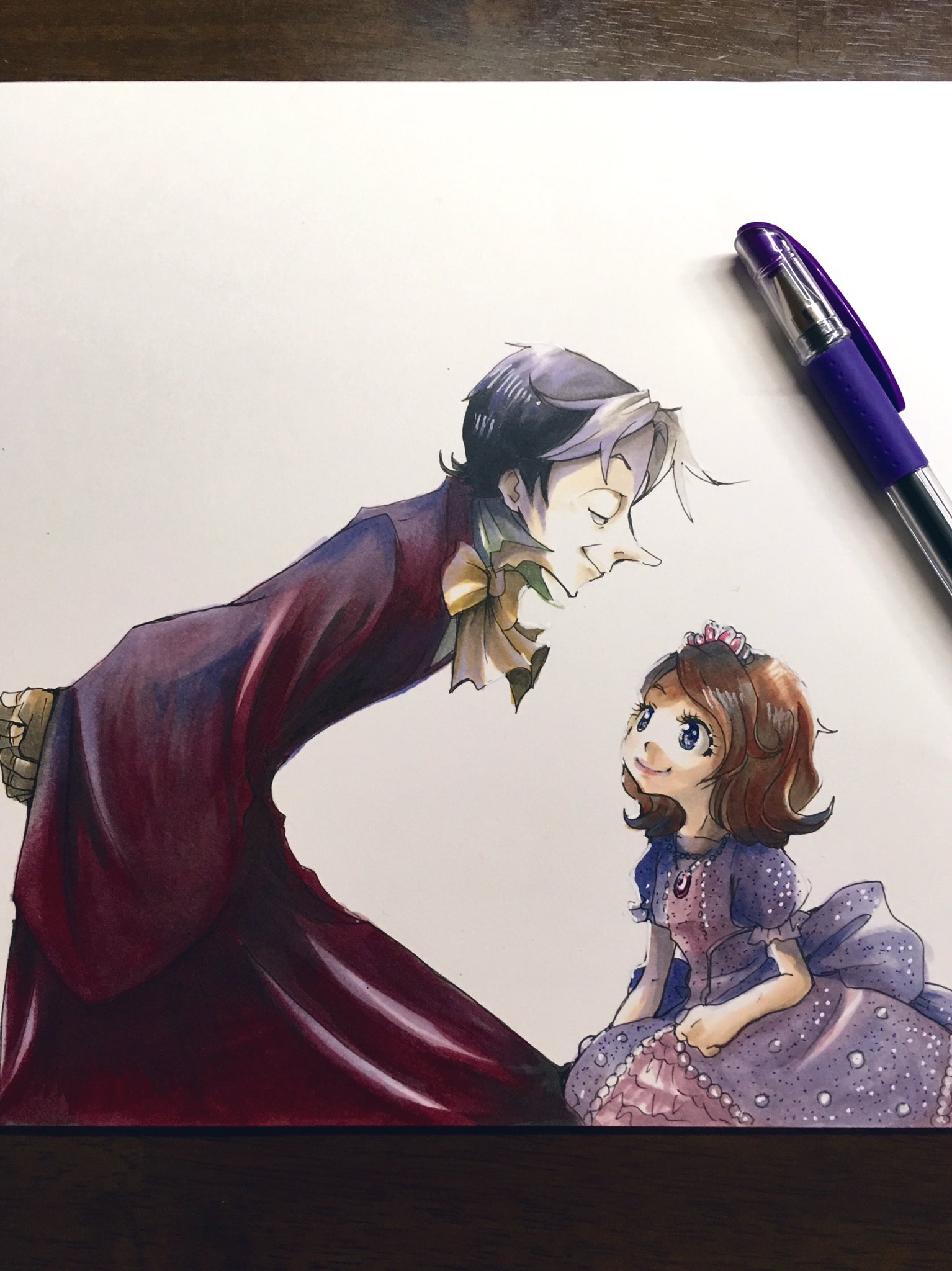 えだまみ 塗り絵 セドリックさん ちいさなプリンセスソフィア コピック えだまみ 塗り絵 セドリックさん ちいさなプリンセスソフィア コピック