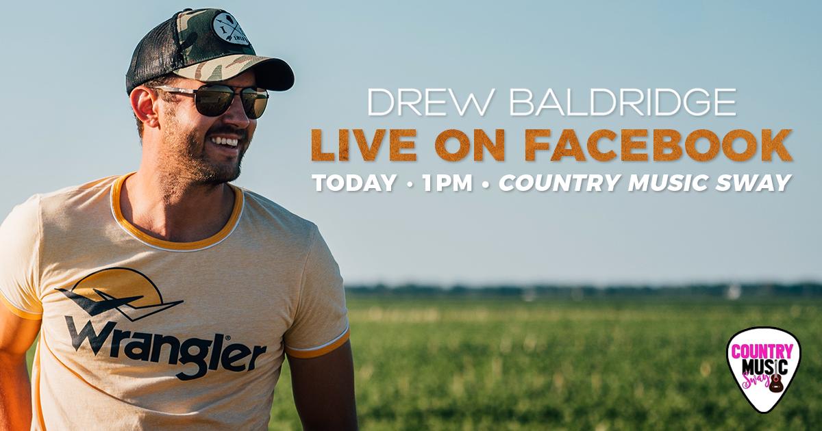 I’m going LIVE on @CMchatLIVE today at 1pm to perform a few songs for y’all! Be sure to tune-in and bring your questions! 

facebook.com/CountrySway/