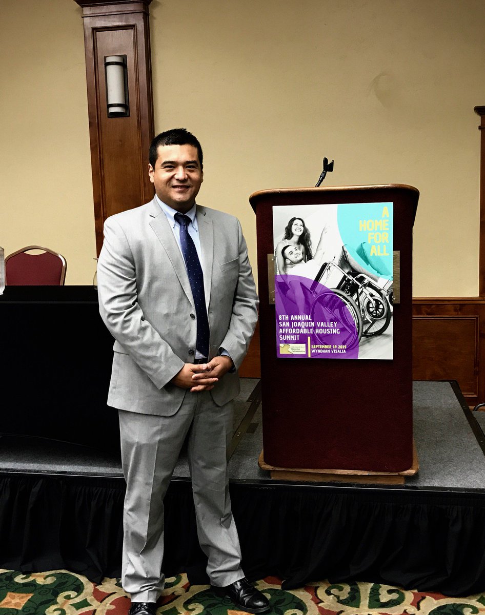 SJVHC's tweet photo. This year’s MC, Ismael Herrera from @MoveCAFWD, is here to guide us through the day’s activities. #AHome4All #SJVHousingSummit https://t.co/rfrtW7KQke