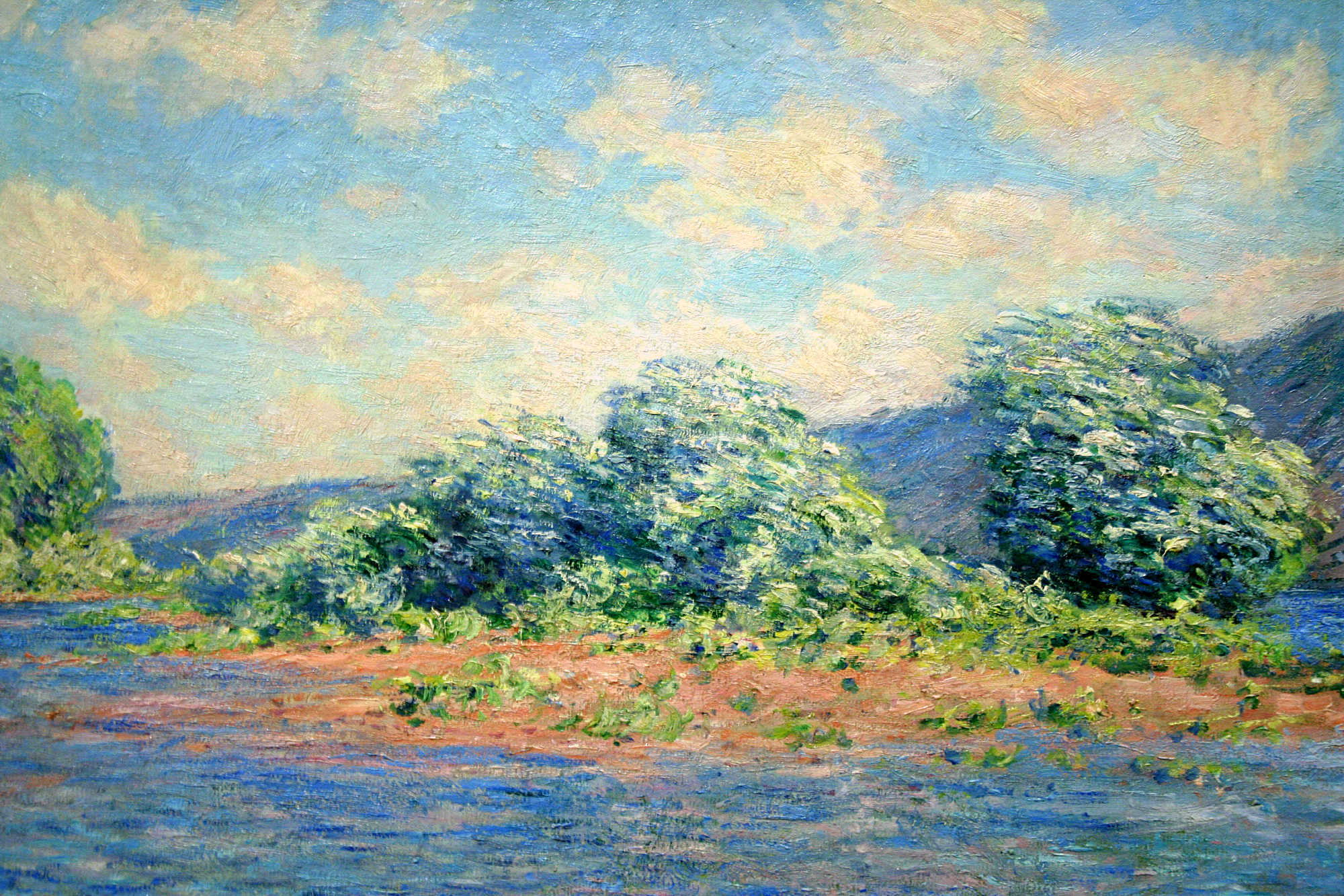 Claude Monet on Twitter: "The Seine at Port-Villez, 1883 #impressionism #claudemonet… "