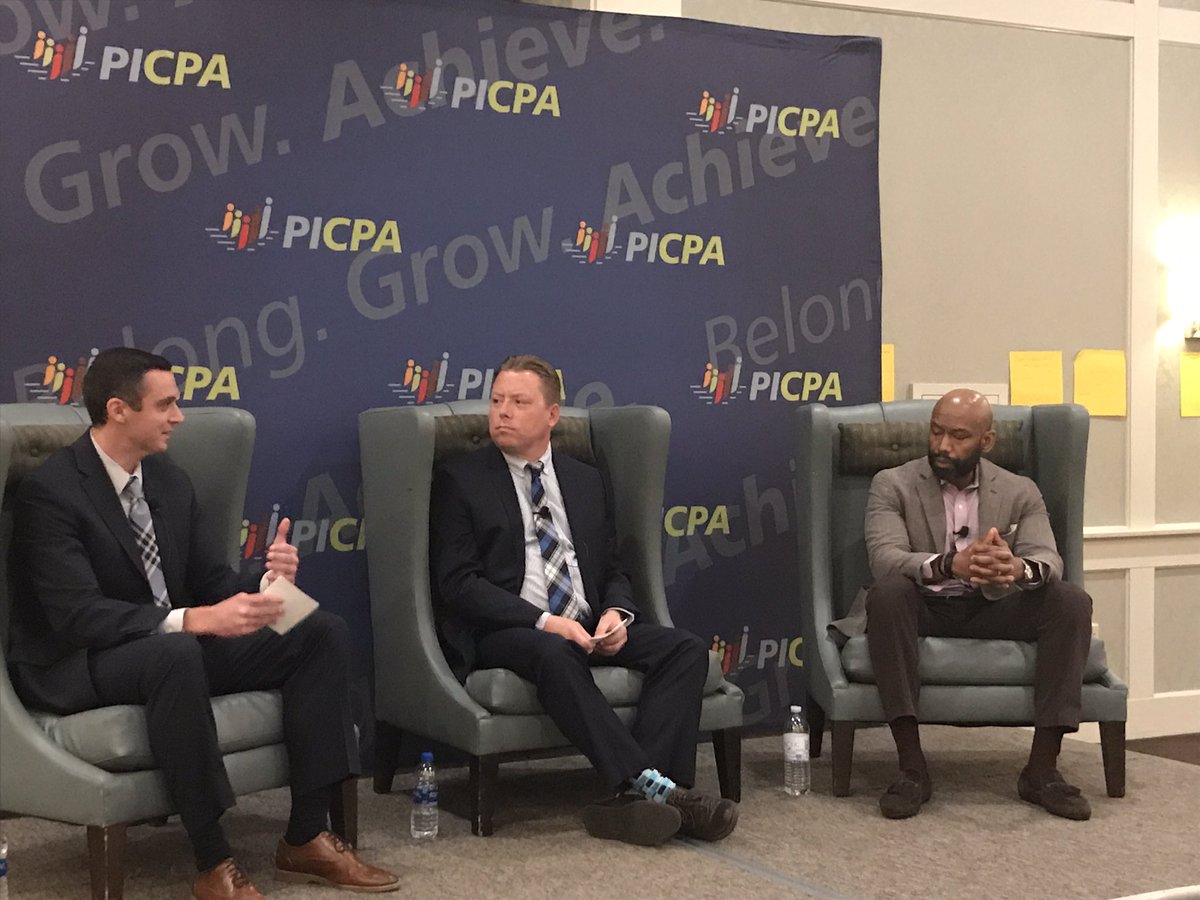 MoRenzi's tweet photo. Ever wonder what the voices of #CPA Conversations looks like? Jim DeLuccia and Bill Hayes are interviewing Skip Brazil during @PaCPAs Leadership Conference. The interview will be aired in an upcoming podcast episode. https://t.co/2xxm1vGjlb