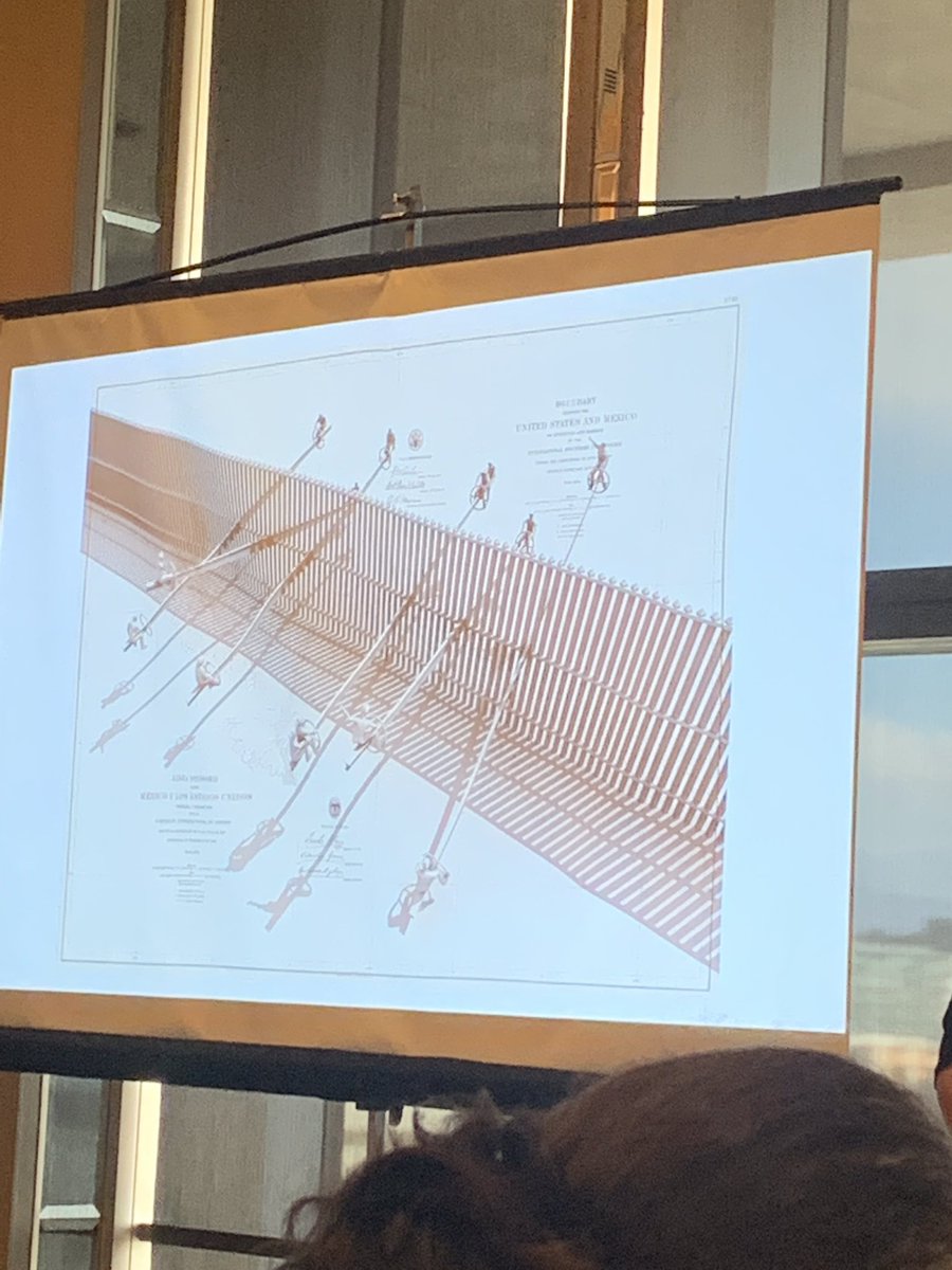 melaniefreeland's tweet image. Virginia San Fratello of Emerging Objects presenting their border teeter totter.
#womeninarchitecture #equity #equityindesign #diversity #architecture #AIALA_WIA #AIALA #PowerfulVI