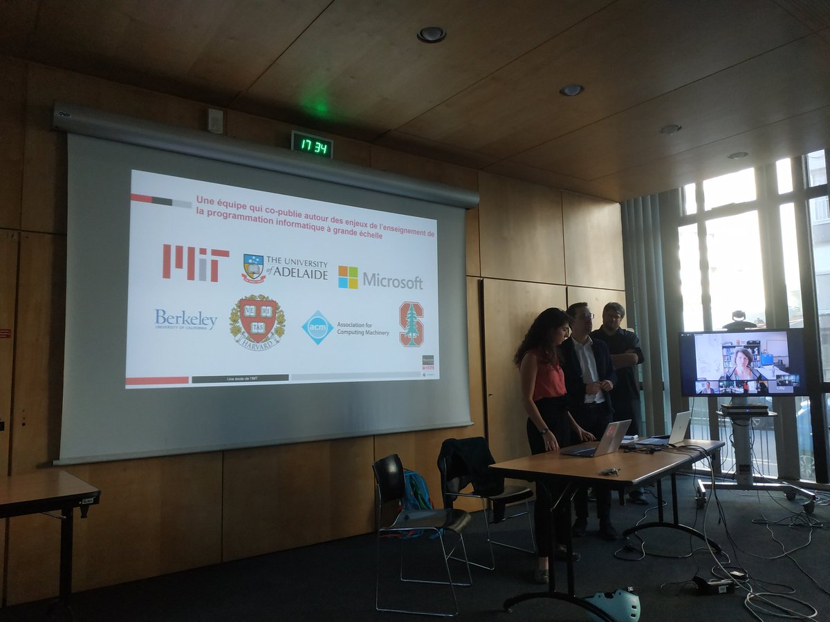 MOOClangageC's tweet image. #formeraucode avec les outils #codecast #taskgrader "Une équipe qui copublie autour des enjeux de l'enseignement de la programmation informatique à grande échelle" @dartmouth @IMTFrance @remisharrock @pbonfert Mathias Hiron