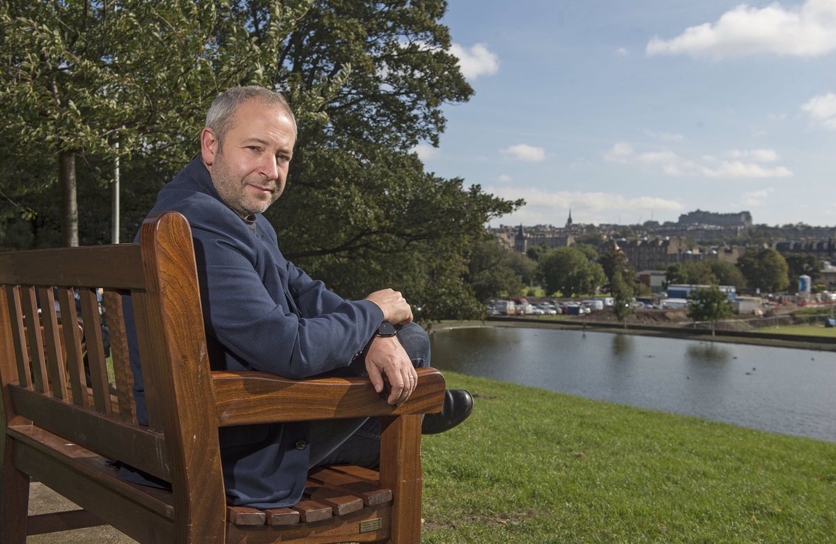 LiamRudden's tweet image. If you’ve seen #DarkSense, you’ll know why @magnuswake is seated on this bench. 
Don’t miss my interview with the #Edinburgh film-maker in tomorrow’s Evening News - we discuss his debut feature, a paranormal chiller, and why the Capital needs films like #FastAndFurious.