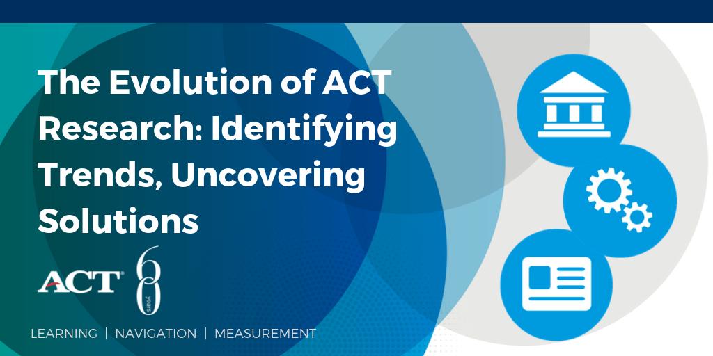 TeriFisher_ACT's tweet photo. .@ACT research is mission-driven, holistic, actionable and transparent. Take a look at 19 major milestones that encapsulate these enduring themes in a new blog: https://t.co/m6VVxmPGfg #ACTturns60 https://t.co/a450Rer7xj