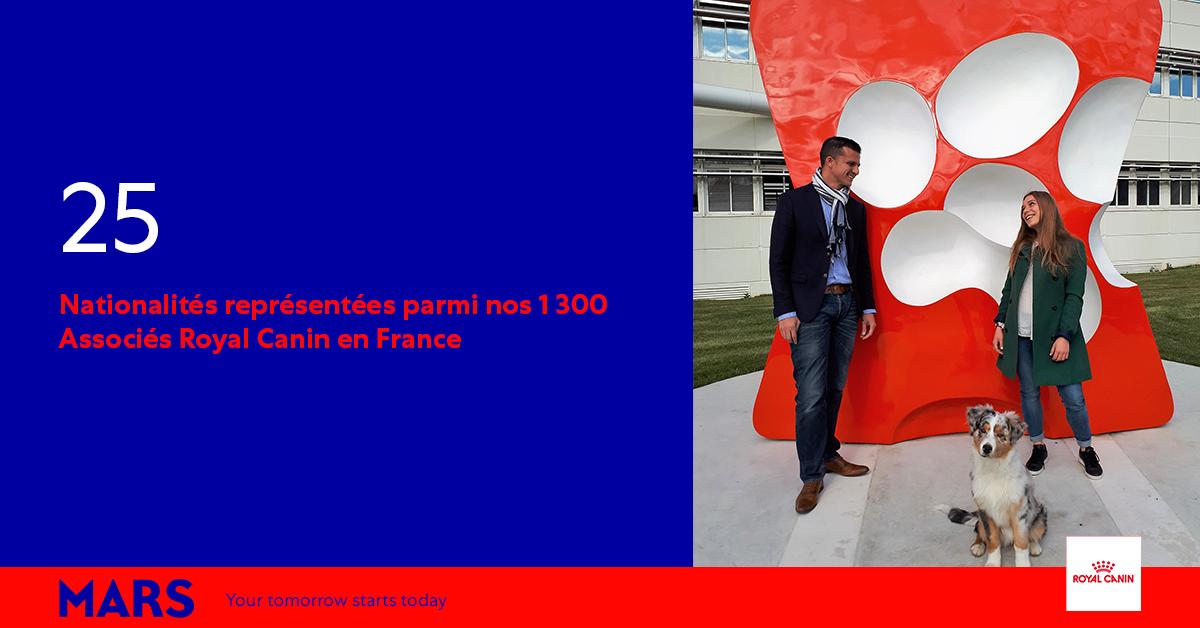 Chez <a href="/RoyalCanin/">RoyalCanin</a>, les diversités culturelles et d’expériences de nos #Associés sont les clefs de notre réussite ! 🎉😍 Saviez-vous que nos 1300 Associés à travers la #France sont issus de plus de 25 nationalités différentes ? Rejoignez-nous > bit.ly/2kJprKP