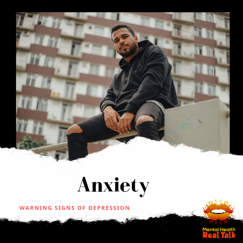 themhrt's tweet image. SIGNS OF DEPRESSION: (13 of 16)
#13.  Anxiety

FACTS:  Did you know that depression affects over 300 million people worldwide, regardless of culture, age, gender, religion, race or economic status (hopefordepression).  
#signsofdepression #depressionsupport #depressionhelp