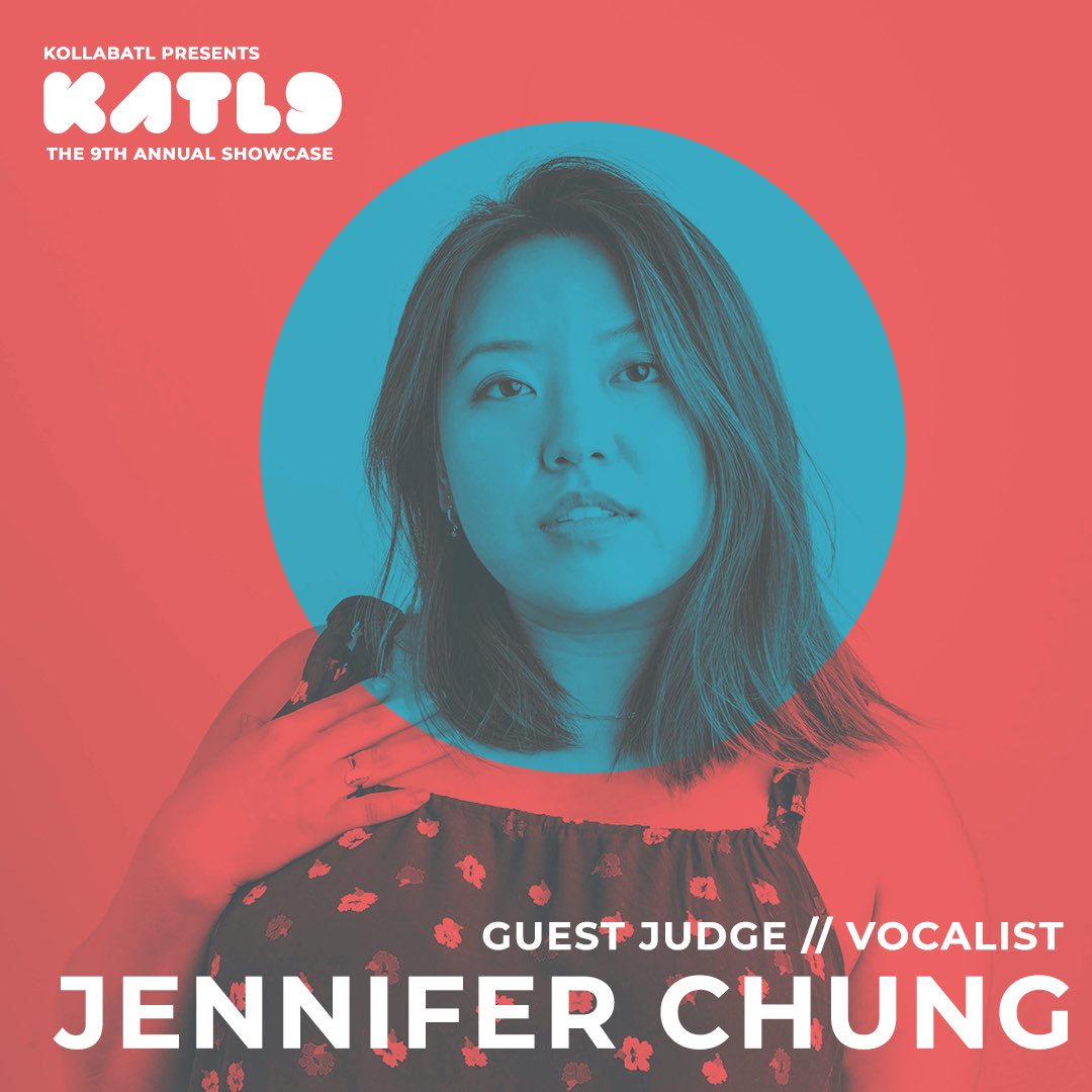 KollabATL's tweet photo. SPECIAL GUEST JUDGE 🌟 🌟 🌟 
Singer-Songwriter @JenniferJChung

Make sure to 👂 to her new song 🔥 
released a few days ago!! Less then a week away so grab your tickets soon! (link in bio)
#KATL9 #showcase #kollaboration #atlanta #events https://t.co/y2fV2ghyyv