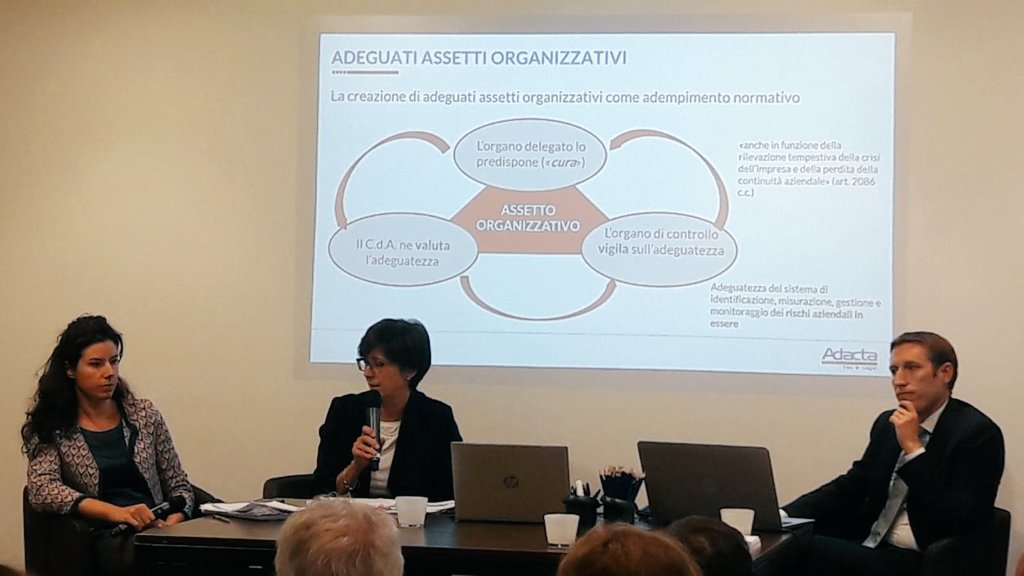 Governance e Digitale. Come affrontare gli obblighi normativi e trasformarli in opportunita' organizzative, anche attraverso la tecnologia. Ne abbiamo parlato ieri in Adacta con <a href="/Sanmarco_IT/">Sanmarco Informatica spa</a>  #governance #tecnologia #digital